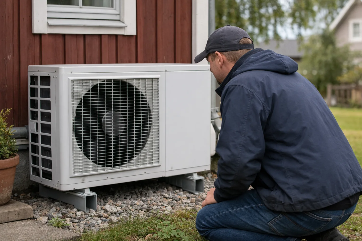Värmepump som låter – ljudnivå, placering och åtgärder